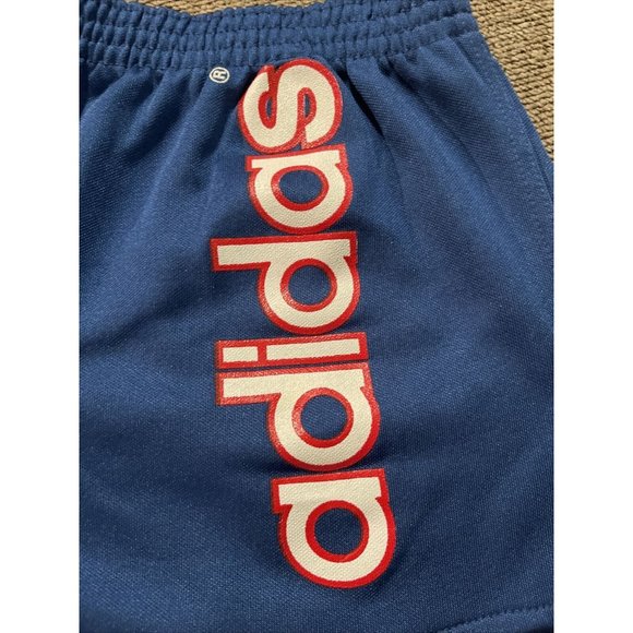 Vintage 80's Mens Large Adidas Spellout Deadstock Sprinter Running Short Shorts - Picture 8 of 9